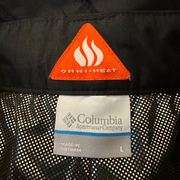 Like New Columbia Bold Black Omni-Heat Insulated Snow Pants in Youth Large - Picture 13 of 14